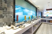 Η κουζίνα ή μικρή κουζίνα στο Hotel Anu