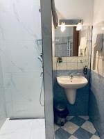 Koupelna v ubytování Penzion Hotelu Central