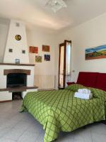 Posteľ alebo postele v izbe v ubytovaní Agribike Agriturismo Poggio Rossino