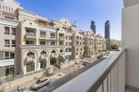 Nespecifikovaný výhled na destinaci Dubaj nebo výhled na město při pohledu z apartmánu