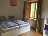 Postel nebo postele na pokoji v ubytování Ferienwohnung Hof unterer Dürrenberg Langenbruck