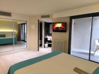 Posteľ alebo postele v izbe v ubytovaní Hotel Spa La Terrassa