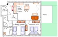 Půdorys ubytování Villa Ostseestern, FW 2