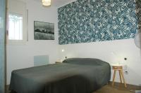 Postel nebo postele na pokoji v ubytování Apartamento con vistas al mar y al puerto de Roses AV-07
