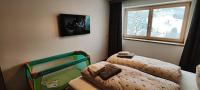 Posteľ alebo postele v izbe v ubytovaní Ferienwohnung Bergpanorama WILD600