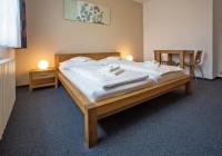 Łóżko lub łóżka w pokoju w obiekcie Hotel Lions Plzen