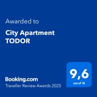 Certifikát, ocenenie alebo iný dokument vystavený v ubytovaní City Apartment TODOR