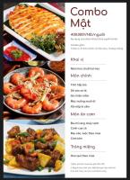 eine Seite einer Speisekarte für kambodschanische Küche in der Unterkunft Mật Retreat in Ba Vì