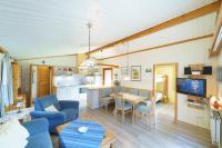 Kuchyň nebo kuchyňský kout v ubytování Ferienhaus Strandkorb