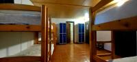 Palanda nebo palandy na pokoji v ubytování Albergue La Posada Cangas de Onis
