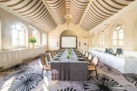 a large room with a long table and chairs at The Gainsborough Bath Spa - Small Luxury Hotels of the World in Bath