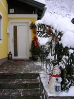 Ferienhaus Christine during the winter