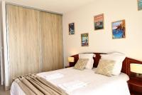 Posteľ alebo postele v izbe v ubytovaní T2 Dolce Vita - Vue Mer, Piscine & Plage