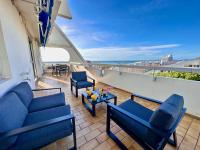 Balkon lub taras w obiekcie PGH N9- Vue Mer, 100m de la Plage & Parking Privé