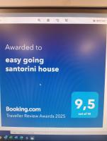 Certifikát, hodnocení, plakát nebo jiný dokument vystavený v ubytování easy going santorini house