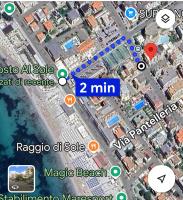 Plán poschodí v ubytovaní Minicasa Alghero