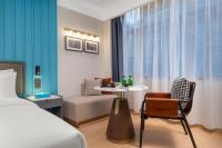 CityNote Hotel -Guangzhou Beijing Road Pedestrian Street Yuexiu Park Branchにあるベッド