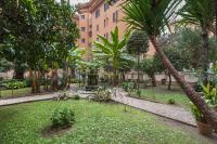 A garden outside Vatican White Domus