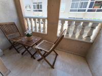 A balcony or terrace at Cozy apartment in downtown area