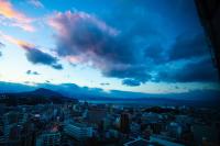 ホテルから撮影された、または一般的な山の景色