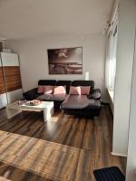 Posezení v ubytování Meerblick Ferienwohnung