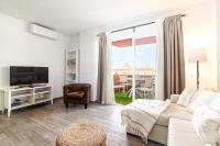 TV a/nebo společenská místnost v ubytování Malaga Center Flat Beach & Terrace
