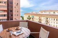 Balkón nebo terasa v ubytování Malaga Center Flat Beach & Terrace