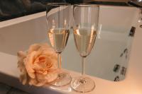 Ruins de charme B&B luxury Pompeiで提供されているドリンク