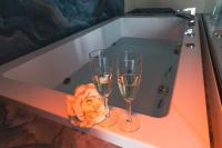 Ruins de charme B&B luxury Pompeiで提供されているドリンク