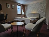 Posezení v ubytování Hotel Pivovarská bašta