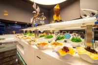 a buffet line with bowls of food on display at Bosphorus Sorgun Hotel - Ultra All Inclusive in Side