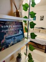 Posteľ alebo postele v izbe v ubytovaní Evaggelia's Apartments 2 Διαμονή σαν το σπίτι σας