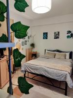 Posteľ alebo postele v izbe v ubytovaní Evaggelia's Apartments 2 Διαμονή σαν το σπίτι σας