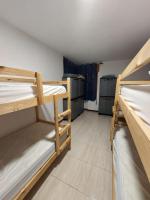 Postel nebo postele na pokoji v ubytování Albergue La Costana