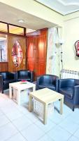 Posezení v ubytování Hostal La Rosa
