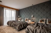 Postel nebo postele na pokoji v ubytování Hotel Litworowy Staw