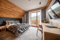 Postel nebo postele na pokoji v ubytování Hotel Litworowy Staw