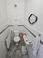 Koupelna v ubytování Rodinný apartmán U Kuby