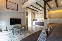 Telewizja i/lub zestaw kina domowego w obiekcie Nautical apartment old Town Zadar - with roof terrace