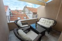 Część wypoczynkowa w obiekcie Nautical apartment old Town Zadar - with roof terrace