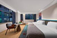 CityNote Hotel -Guangzhou Beijing Road Pedestrian Street Yuexiu Park Branchにあるベッド