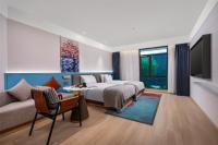 CityNote Hotel -Guangzhou Beijing Road Pedestrian Street Yuexiu Park Branchにあるベッド