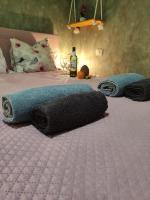 Postel nebo postele na pokoji v ubytování Apartament MaxMax