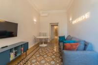 A seating area at Vintage Ottaviano Apartment