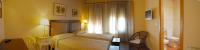 Łóżko lub łóżka w pokoju w obiekcie Hotel rural Los Manzanos