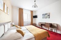 Posteľ alebo postele v izbe v ubytovaní Hotel Arkadia