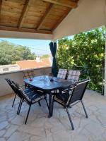 Balkón nebo terasa v ubytování Country house Koštela