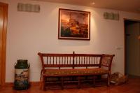 Posezení v ubytování Hostal La Granja
