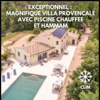Plan piętra w obiekcie Charmante villa avec grande piscine au calme