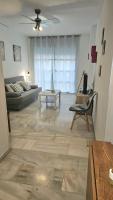 A seating area at Ideal Holiday Apartment City Center